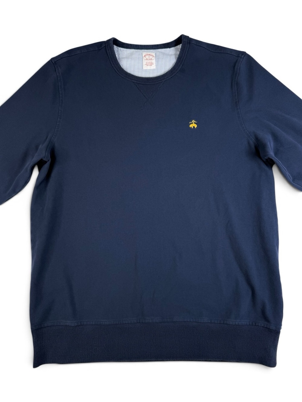 Brooks Brothers Golden Fleece Navy Cotton Crewneck Sweatshirt XL